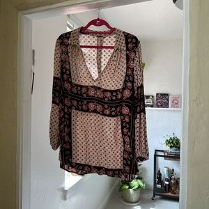 Free People Long Sleeve Blouse